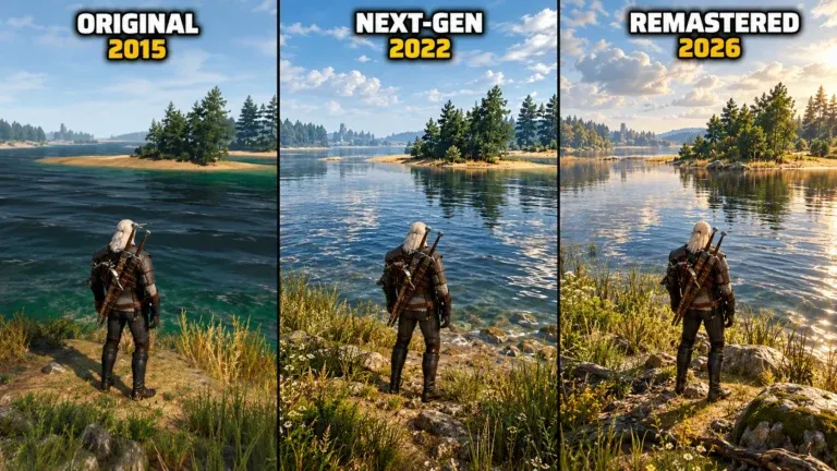 Бесплатная пластика для Геральта: первое прямое сравнение графики The Witcher 3: Remastered против оригинальной и «некстген»-версий